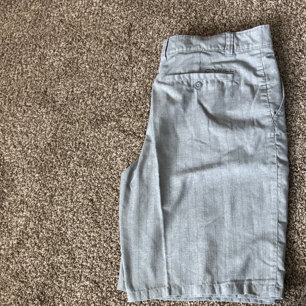 O'Neill Light Gray Men's Flat Front Shorts